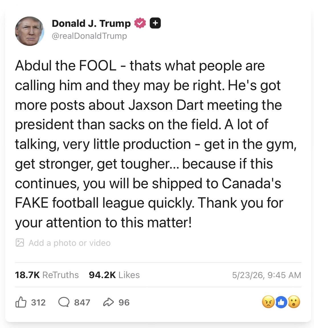 Football Crave tweet media