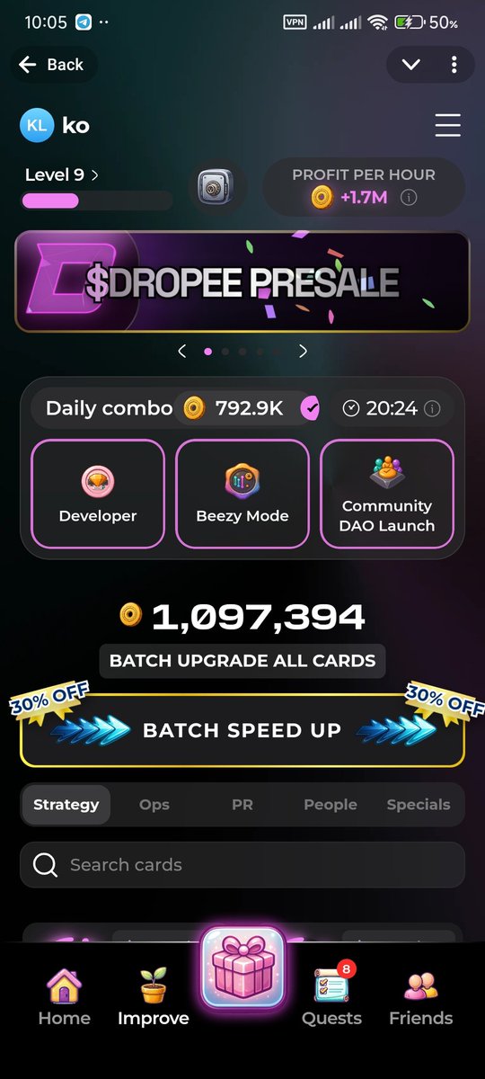 nyanlin1501's tweet photo. Let's join the Dropee Airdrop before May 27th
If you are interested in Crypto Airdrops but have difficulty due to lack of capital, there is Dropee. Just have Telegram and you can participate by completing free tasks on your phone
https://t.co/OFDN9k3cXR https://t.co/LxLpyrkyXk