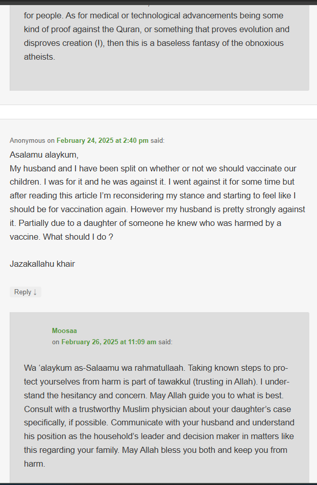 BakkahPubs's tweet photo. We thank Allah -the Gracious &amp; Merciful- for  years of sober, Salafi, consistent messages throughout the Covid-19 Pandemic. Look at how unnecessary confusion would be diffused time after time.

Example: https://t.co/mJqRxmjiff

Scroll down &amp; check out the helpful discussions! https://t.co/nivTo2MmuW