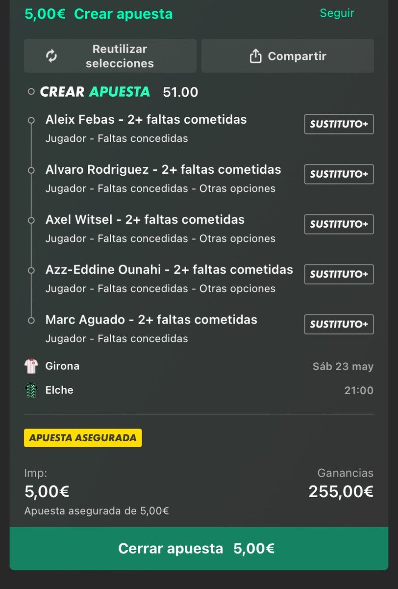 BET170_'s tweet photo. Última jornada de liga. Vamos con el 25% en el Getafe Osasuna. La asegurada de 5 euros en el Gitona Elche y una combi de paradas https://t.co/7ON9hBz314