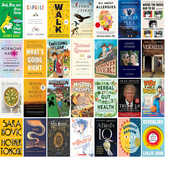 KeenePLibrary's tweet photo. This week the Keene Public Library has 126 new books.  New items include Capable, Walk, and The Story of Birds. https://t.co/wYnrZAPLS2 https://t.co/Fqo0ji1S7N