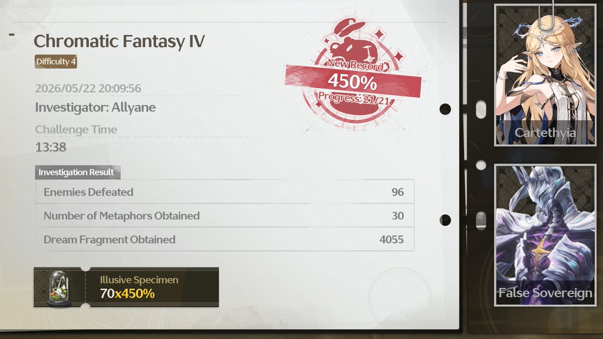 Allyane_AK's tweet photo. That was a lot of fun! I missed this game mode 😊 
Max hp being set to 100 is a bit xdd tho 💀

#wuwa 
#WutheringWaves https://t.co/AIf5KxJUt8