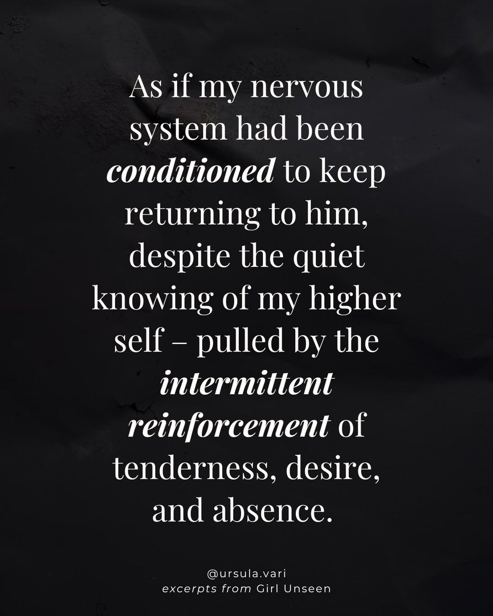 UrsulaVari's tweet photo. A new essay from Girl, Unseen, titled Crumbs of Divinity, is up.

It’s a piece about longing, #attachment, sacredness, and breaking the patterns that no longer serve us.

Link in bio to read more.
© Ursula Vari. All rights reserved.
#tantra #sensualart #erotica #attachmenttheory https://t.co/sdg5IbtJkt