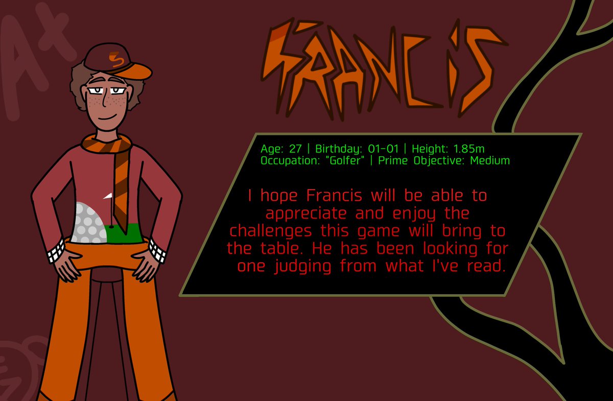 PhoenixTheather's tweet photo. [Introduction Card - Francis Lynwood] https://t.co/ULTPhPxcPb