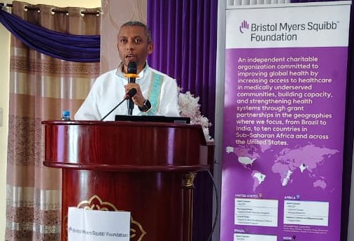 mwecsofficial's tweet photo. MWF Program Director Zelalem Mengistu represented MWF at the BMS Foundation Africa Multinational Lung Cancer Control Program (#MLCCP) Joint Executive Meeting at the Malaika Beach Hotel in Mwanza, Tanzania, on May 22, 2026! https://t.co/rnXTY4eTYe