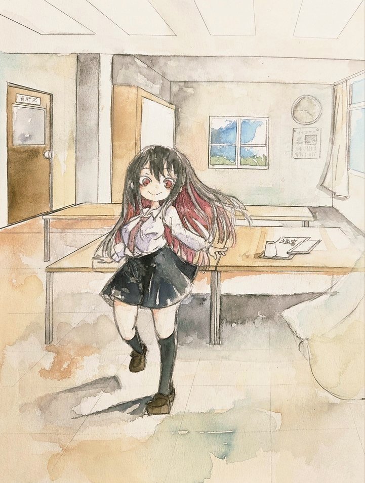 明日はお絵描きお休み。φ(．．)