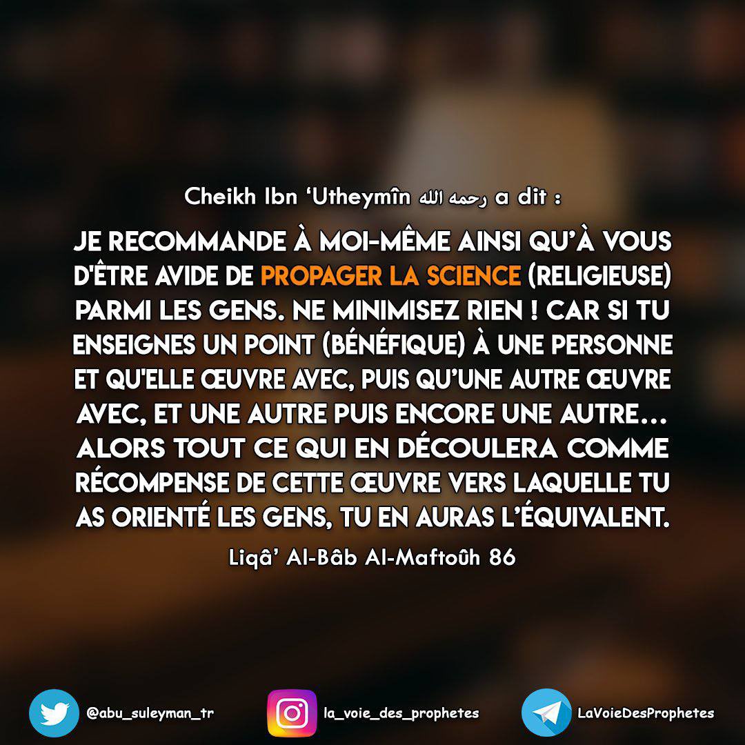 La Voie Des Prophètes tweet media