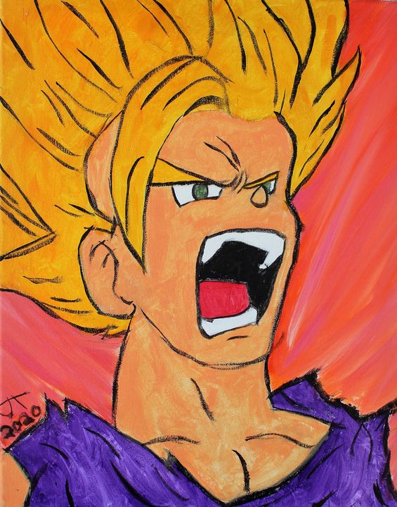 AbstractAvenue's tweet photo. Art of the Day! "Gohan". Buy at: https://t.co/UTIW1H6ZDj https://t.co/Pl0bDxqazt