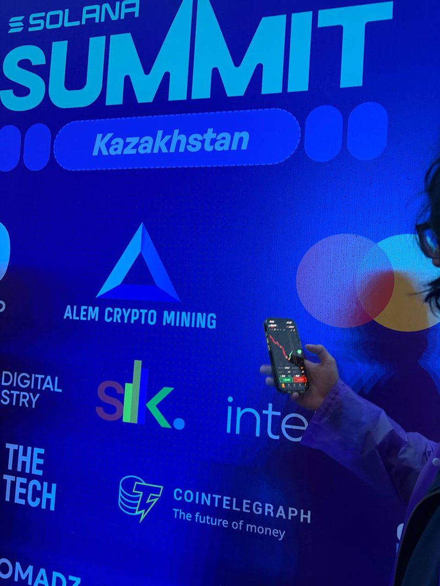 heavy2984's tweet photo. It was a great Solana event by @SuperteamKZ . I’ve really had a great experience there

> applied for a start-up battle 
> got into a final
> showed up on Solana stream
> got convinced once again that RWA is a meta
> got soaked in the rain
> met some cool people
> saw IRL friends I’d made on crypto twitter

Glad @ManicTrade was with me 🫶🏻