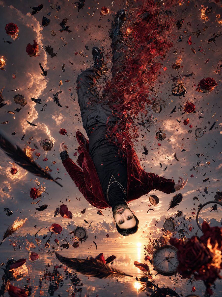 Upside-Down Surreal Falling Man
