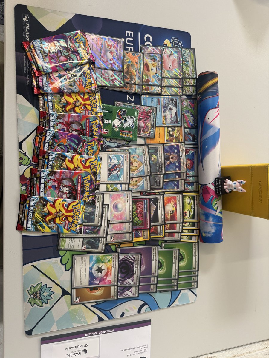 Lucario3TCG's tweet photo. Won my first cup ever! So happy with that BEAudiful playmat!  +25 cp —> 2
#PlayPokemon #PokemonTCG https://t.co/ggtjErOZbx