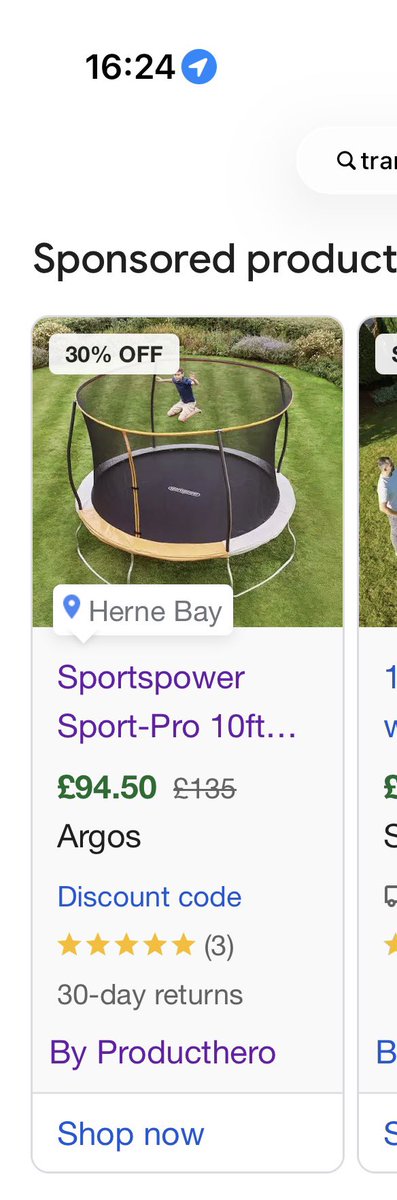 TomHutt12's tweet photo. @Argos_Online hey, trying to buy a trampoline with a discount code as advertised but PLAY20 isn’t working. Why advertise something if the code isn’t working? Might have to go elsewhere…. https://t.co/NIi2D2Gowc
