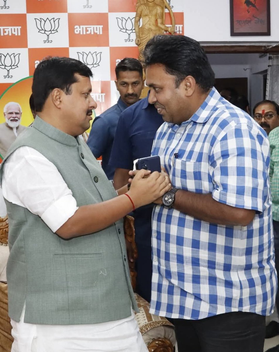 AtulKumarBJP's tweet photo. भाजपा राष्ट्रीय अध्यक्ष श्री @NitinNabin जी को जन्मदिन की हार्दिक बधाई एवं शुभकामनाएं! https://t.co/4EvypnGLWU