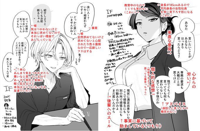 いちゃいちゃカップルの出会ってないIFがバッドエンド感すごくて悲しい…… 