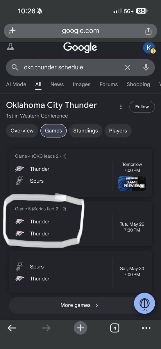 _kaatie's tweet photo. apparently we lose tomorrow and play ourselves for game 5 https://t.co/EjJTKWtj88