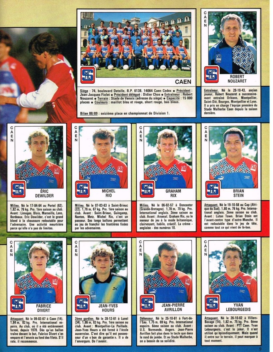 Generations_SMC's tweet photo. Saison 89/90 en Division 1 ! 💙❤️

#TeamSMC #SMCaen https://t.co/TJKog5D937