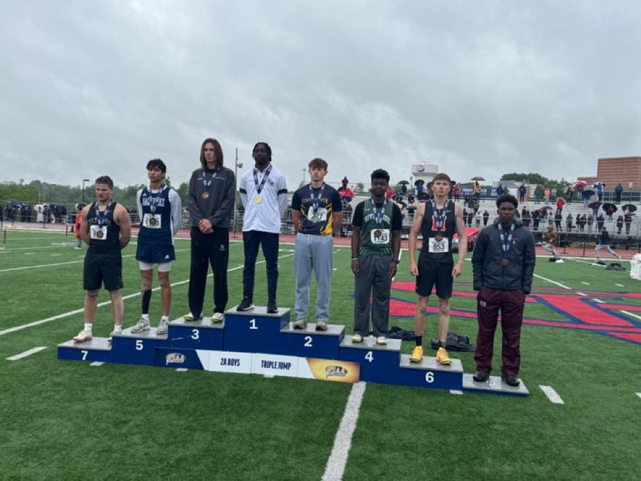 HSD_TrackField's tweet photo. Congrats to Peter Krahe on winning his second medal of the weekend at the PIAA Track and Field Championship!  Peter toll 6th in the triple jump to complete an amazing high school career.  So proud of you, Peter? @HSD_Athletics https://t.co/5KRpB0mu5D