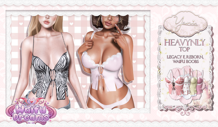 Dolli_Yani's tweet photo. Weekend Sales!  
────୨ৎ────────୨ৎ────  
Yani - Sippies @ So Kawaii Sundays! 
 Yani - Bisous @ Waifu Dreams
Yani - Heavynly @ Waifu Dreams

95-99L each!

fatpacks 199-299
  
Please DEMO before purchase ♥   

Mainstore: https://t.co/jDoZd1GfJ0 

#Secondlife #YaniSL https://t.co/4lGCywOAXa
