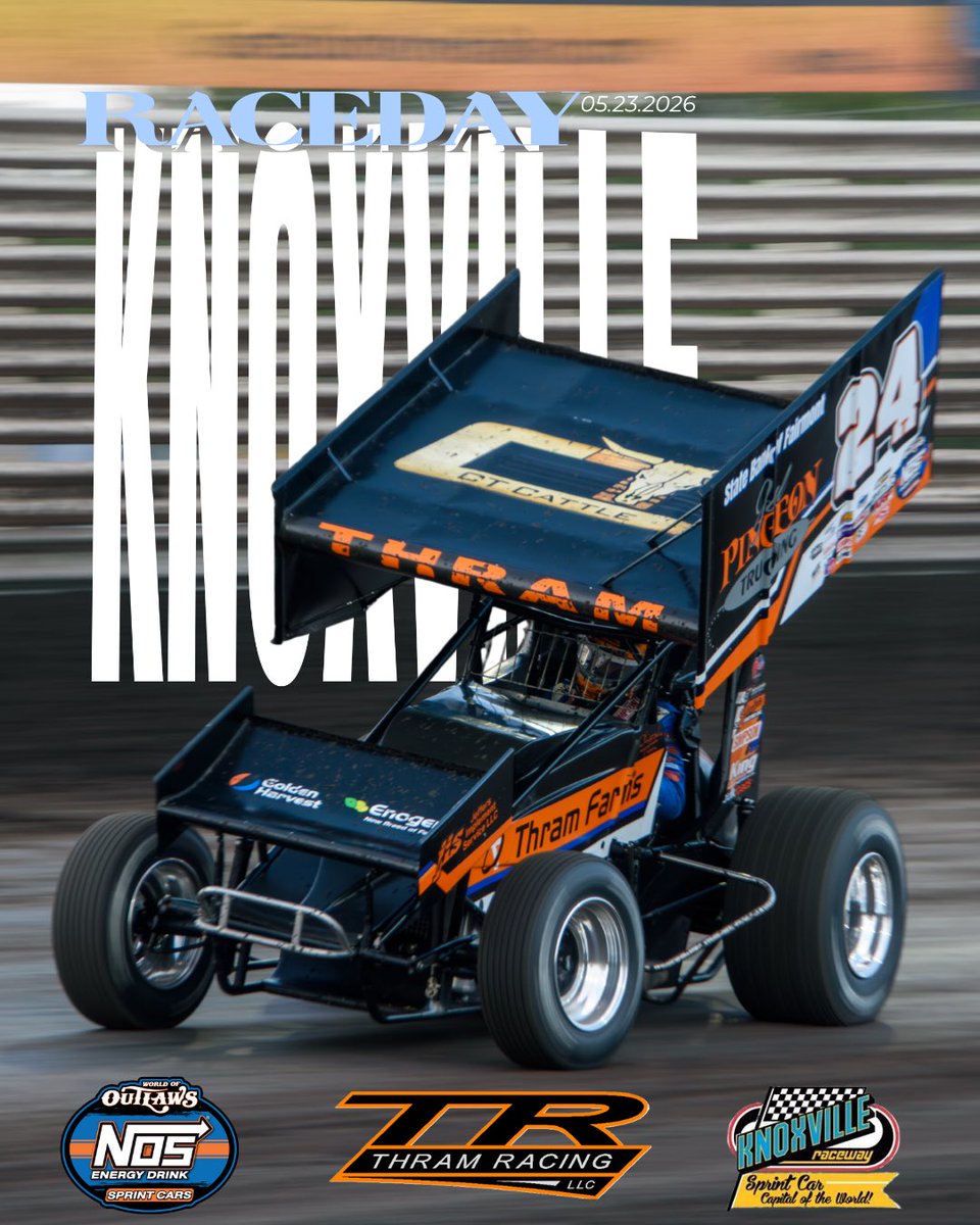 thramracing24's tweet photo. 𝐒𝐭𝐚𝐫𝐬 &amp; 𝐒𝐭𝐫𝐢𝐩𝐞𝐬 𝐏𝐭. 𝟏🇺🇸

📍: @knoxvilleraces 
🏎️: @WorldofOutlaws 
🎟️: At the Track
⏰: 6:15 PM Hot Laps
📺: @dirtvision 
⏱️: @MyRacePass 
👕: https://t.co/oSk29hBV1i https://t.co/XAn1Jn2xZu