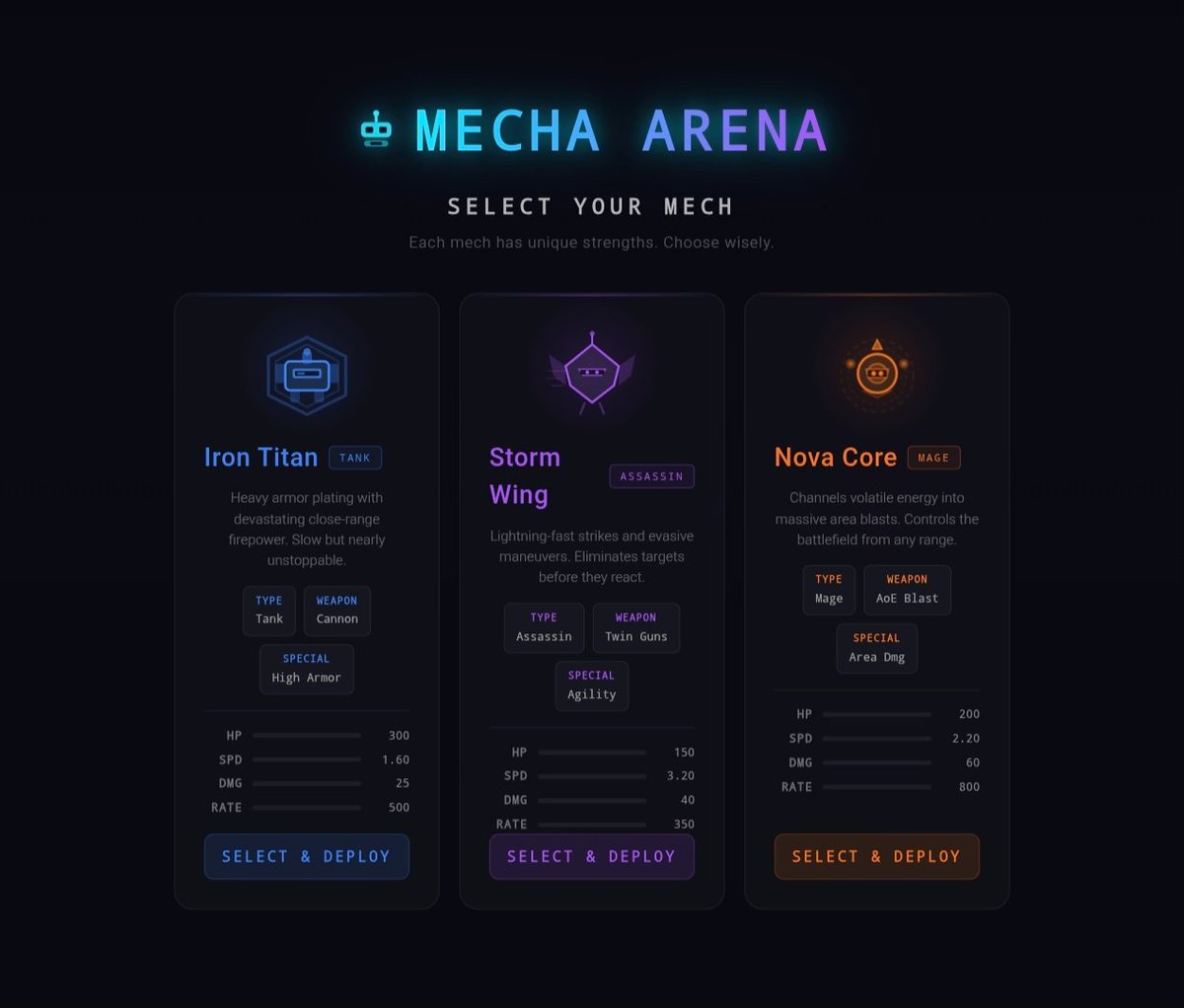 Mecha Arena tweet media