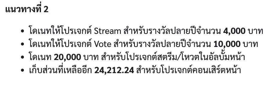 RIIZEUNION_TH's tweet photo. ผลโหวตการจัดการเงินส่วนที่เหลือนะคะ 🙇🏻‍♀️ https://t.co/rbVLuZ5BNY