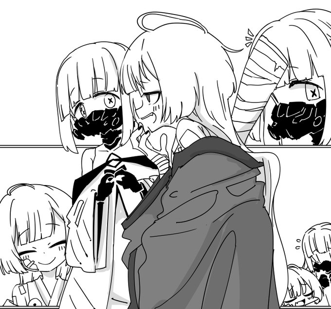 今日は文化的な活動の一環として原稿やってたんだけどページぶち抜きで描いた二人がプレイアブルじゃない事に気づいて泣いてしまった 
