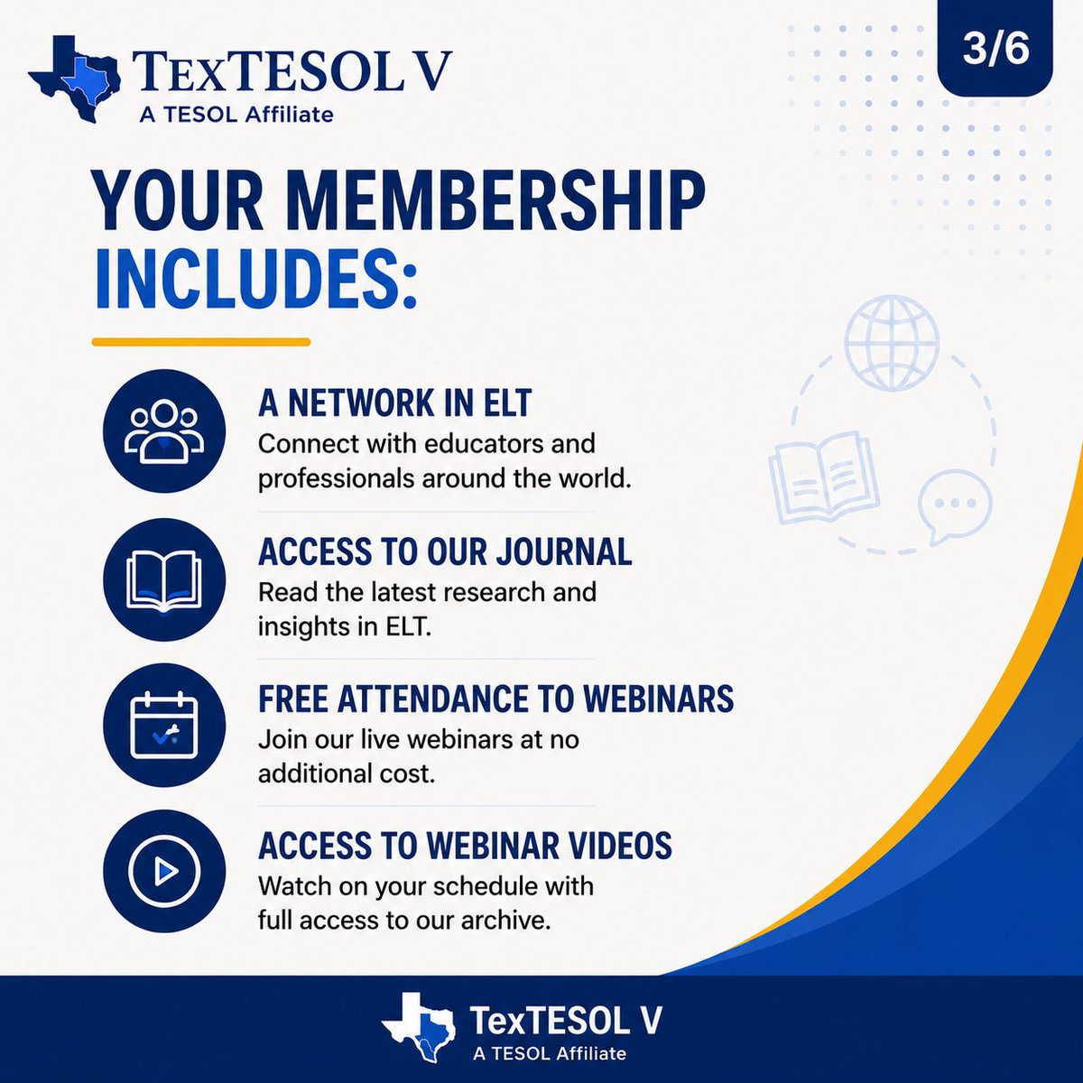 TexTESOL5's tweet photo. Join today!
https://t.co/p3E3wOwnDh https://t.co/jHWmHWrCEg