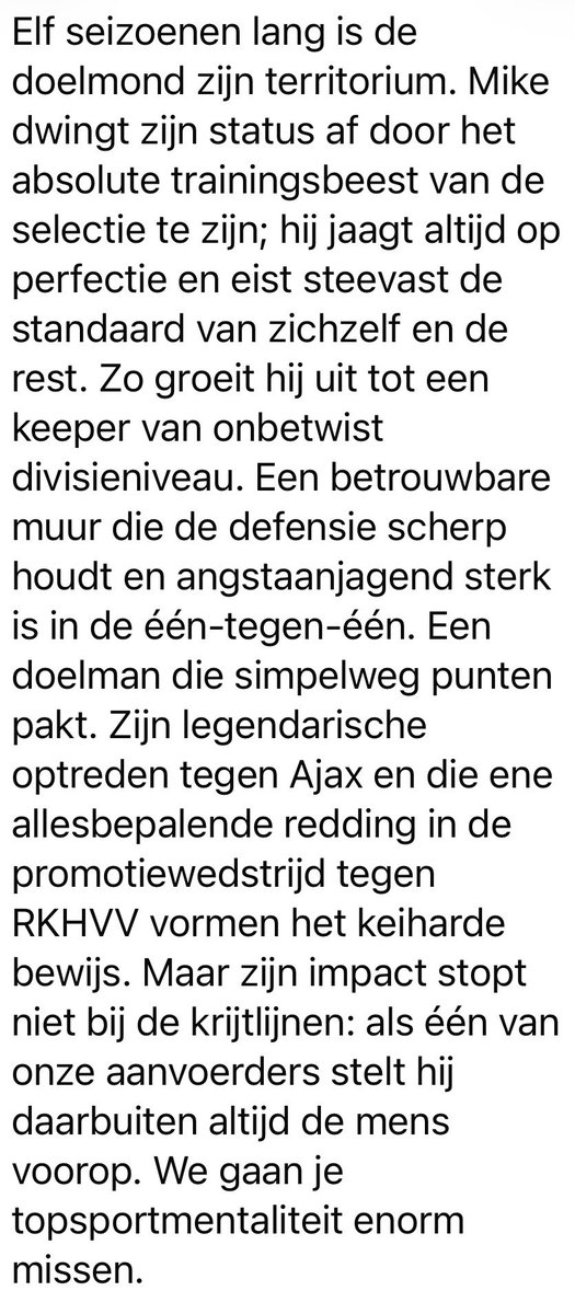 AFC34's tweet photo. Mike Wesselink. De Nummer 1 💙💛💙 https://t.co/rh6bbR6tu4