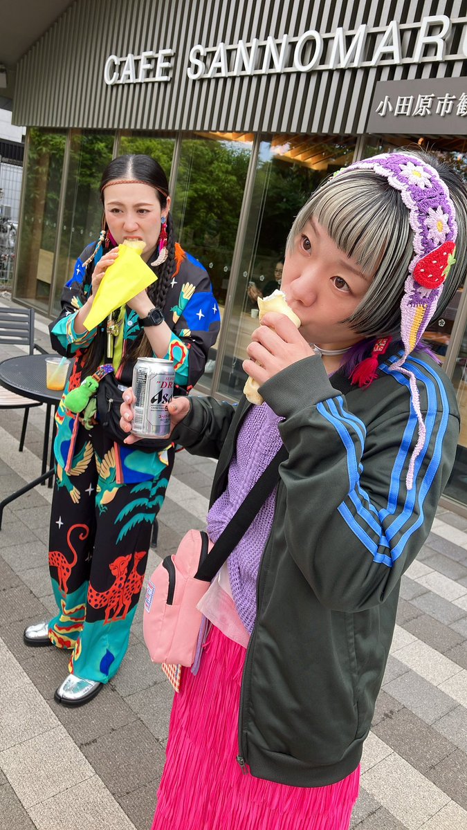 THEPARTYS's tweet photo. 妖怪クレープ喰いと酒クズなどの写真もどうぞ。
小田原とパーリーズをこれからもよろしくね！ https://t.co/KwohludgMZ