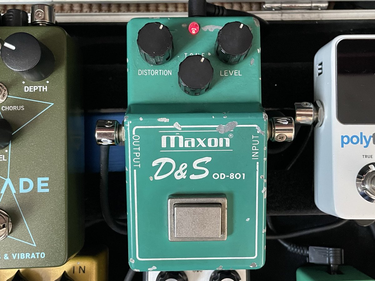 隠れた名機 ⑤MAXON D&S OD801 マフ系のファズという印象だけど、高域