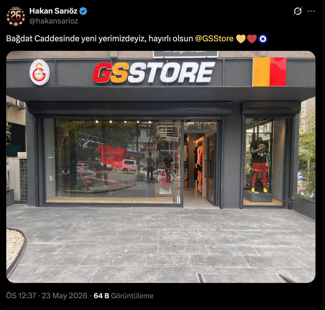 fenerfut's tweet photo. Fenerbahçe'nin kalesi Bağdat Caddesinde büyük provokasyon. Bağdat Caddesine GSStore açıldı. Açılan yerin Bostancı Emniyet Amirliği'nin karşısında olduğu söyleniyor. Paylaşımın altındaki yorumlar ise daha da kışkırtıcı. https://t.co/7uTd5zRfzE