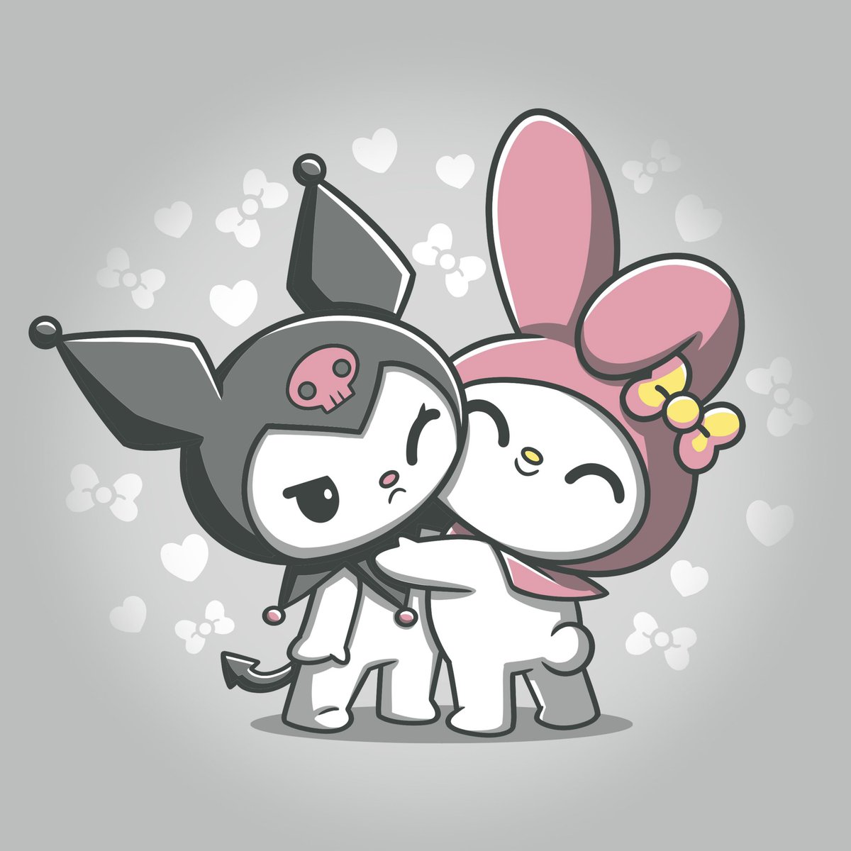 Rose_EvenStar's tweet photo. @brightlypainted It cannot be unseen…Jan = Kuromi and Kris = My Melody! 🫢 https://t.co/nLGGSyKDrD