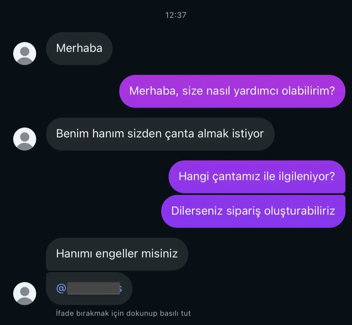 daktilock's tweet photo. Bir adam, eşinin aşırı alışveriş yapması nedeniyle firmadan onu engellemelerini istedi. https://t.co/gWseNDUICA
