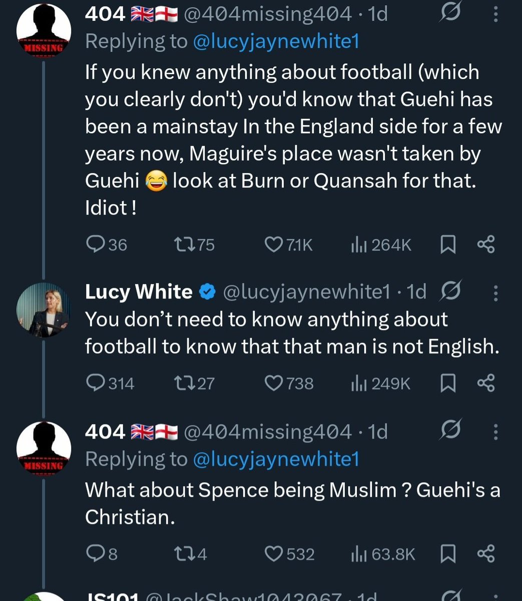 macTredo's tweet photo. Racists arguing over the level of racism they believe is more 'acceptable' in this thread, isn't a surprise given the op's starting 'race baiting' gambit.

Please, what is it that we're supposed to be proud about being British/English? https://t.co/eusFzuYvDz
