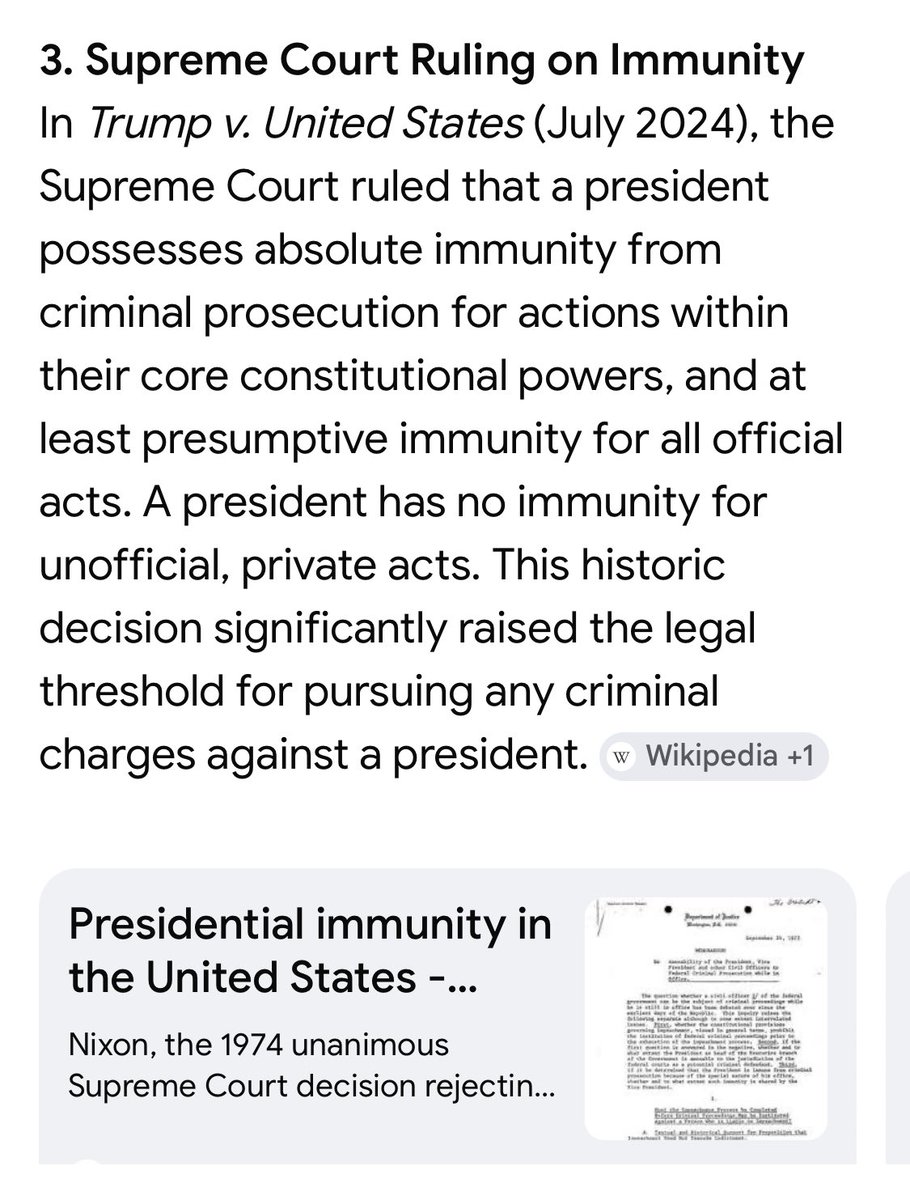 BigJMcC's tweet photo. @RollingStone @macmike086 One thing is certain, it’s time for America to re-examine its law preventing the prosecution of a sitting president.  #PresidentialImmunity 

#SCOTUS #POTUS #MAGA #GOP https://t.co/BmqMm2Za3S