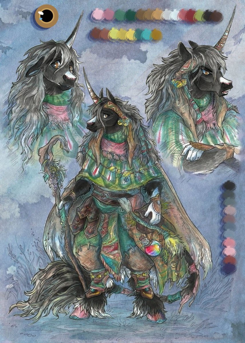 Taski_Guru's tweet photo. Anthro characters (closed)
The mage unicorn and the wizard unicorn
fantasy furry designs / adoptables
#anthro #furry #furryoc #adoptable #dungeonsanddragons #dnd #unicornart #adopt #dnd_wizard #adopts https://t.co/3mR1rUN1l2
