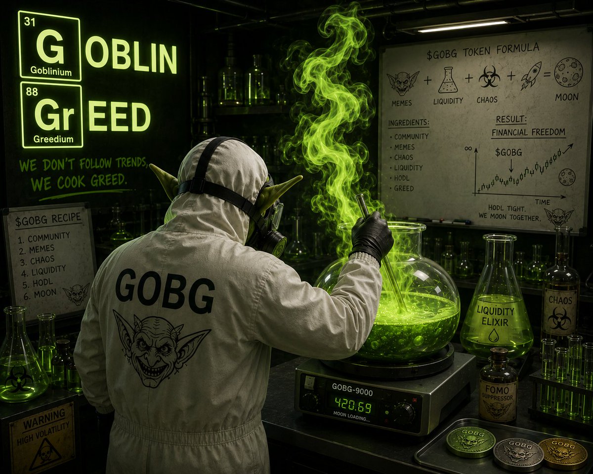 GOBG_Official's tweet photo. The $GOBG is cooking...!
You will receive your tokens soon...
#GoblinGreed #GOBG #Solana #Memecoin #Airdrop #P2E #DeFi #Breakingbad #CryptoGame #breaking_bad https://t.co/JymMxIutw4