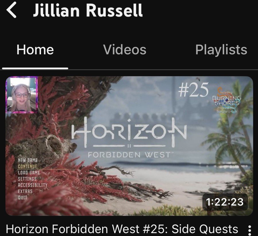 Jr30028Jillian's tweet photo. Part 25 of Horizon Forbidden West is out now! Go check it out! https://t.co/iNFzCl7vMo https://t.co/9eERqB1wOC