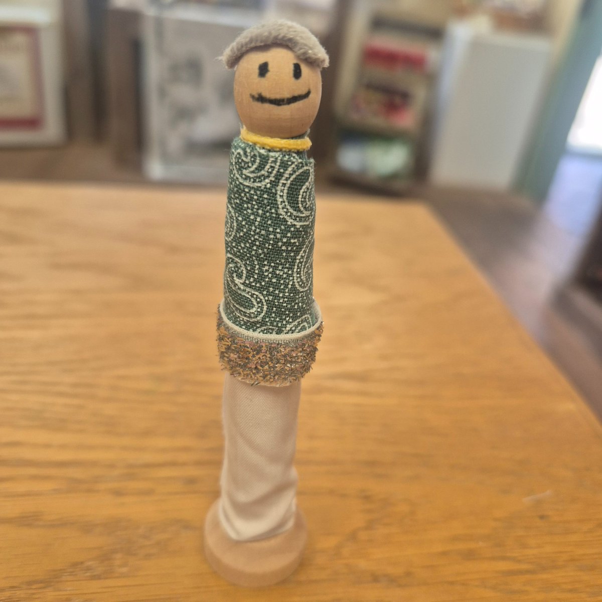 NavigationHouse's tweet photo. Half-term is well under way at Navigation House, with Day 2 of our Waste Not, Want Not Trail. We've already welcomed some lovely visitors who have also had a go at our free peg-doll making activity.

This is Victoria - doesn't she look good! https://t.co/yoIAkk5Bmw