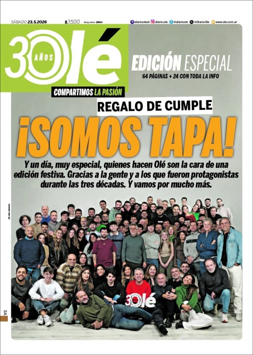 Diario Olé tweet media