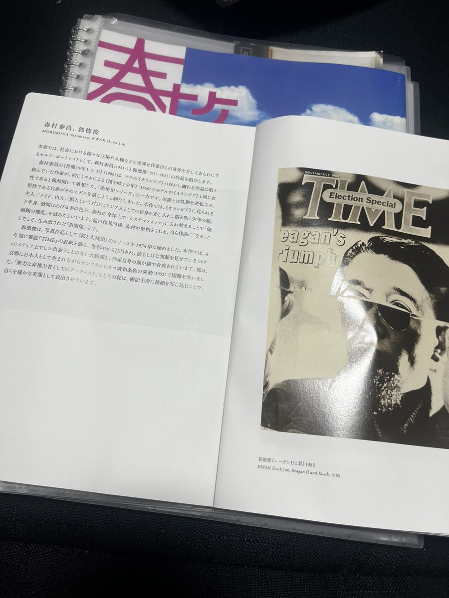 パンフレットではないけどMOTのコレクション展示で配布してる小冊子が