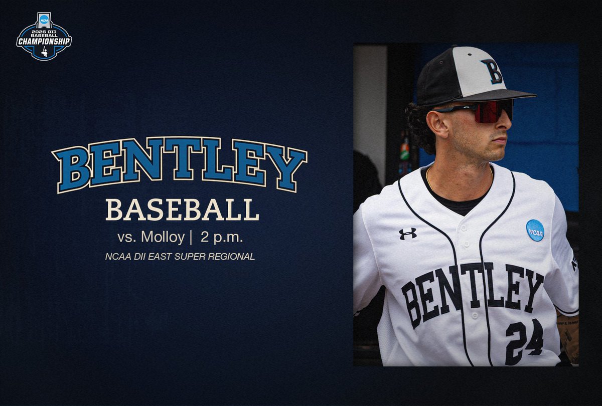 BentleyFalcons's tweet photo. THIS IS IT. 

The biggest college baseball game ever to be played in Waltham. 

Today's winner advances to the DII World Series. https://t.co/aWc7lClxDB
