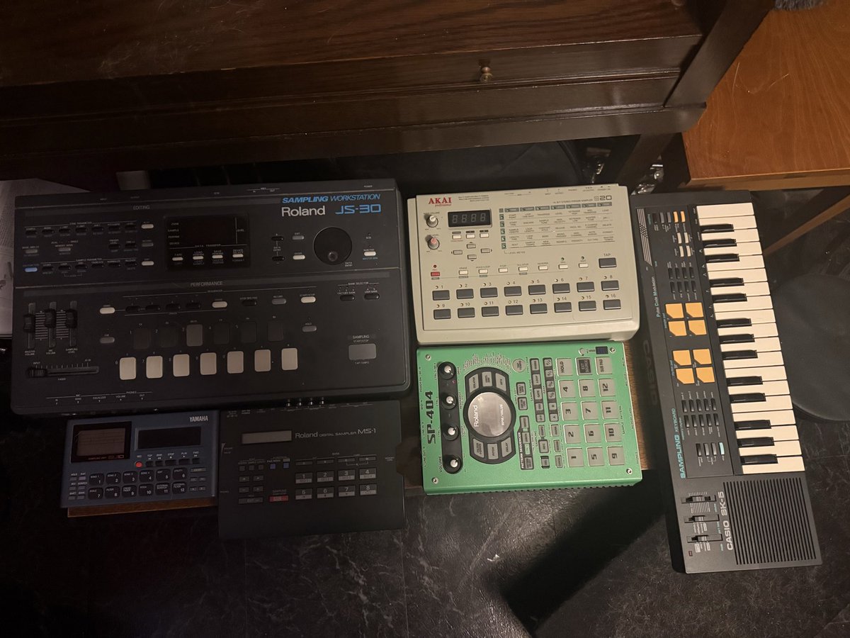 btqpaul's tweet photo. Starting to build my sampler collection. My goal is to own and master more machines than @darealdibiase https://t.co/UakghyqGcy
