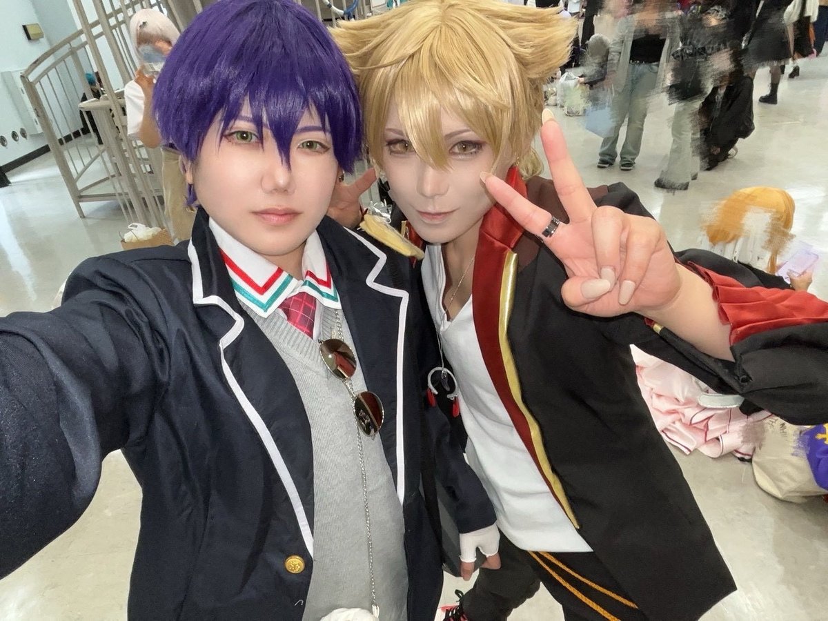 swrb_rabbit's tweet photo. ※🌈🕒cos
咎でアコスタ行ってきました！！！
1年半ぶり⚔️さん、今まで何を被ってたんやってぐらい切った😂

まえださんとしっかり二人で遊ぶのお初で大はしゃぎしました🎶
最高の✌️くんをありがとうございますもっとやって〜〜！！！ https://t.co/ZjKZbTWZ7g