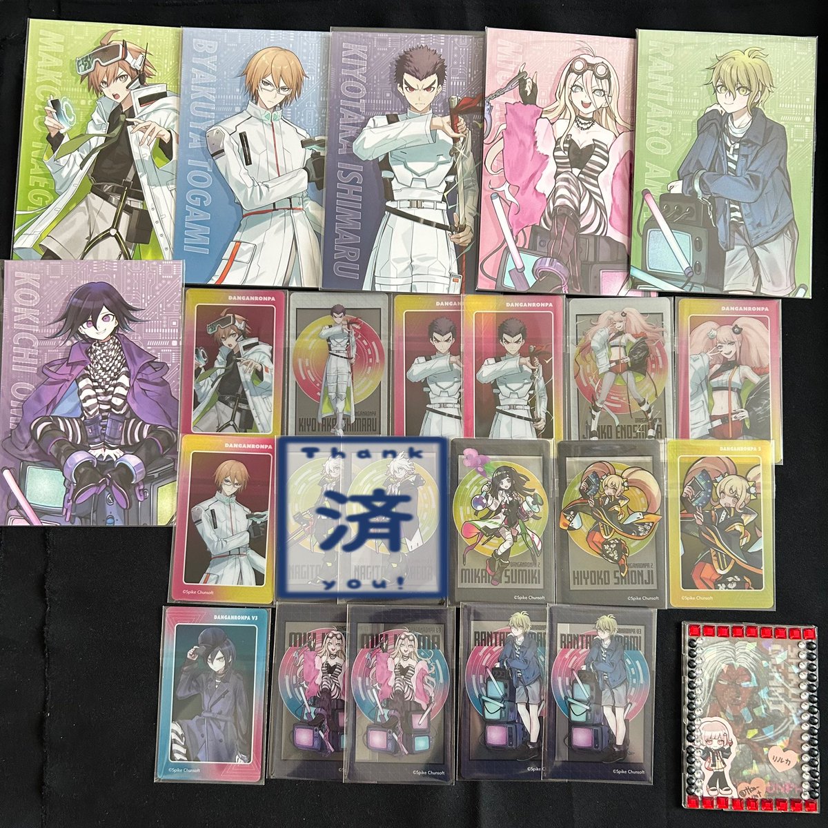 tkm_ymt's tweet photo. 【交換 譲渡】ダンガンロンパ 特典 ぺたコレ クリアカード

【譲】天海 入間 十神 朝日奈 舞園 左右田 終里 弐大 澪田 石丸 最原 王馬 江ノ島 罪木 西園寺 天海 苗木
【求】特典⇒同異種 霧切 七海
ぺたコレ⇒大神
クリアカード⇒七海(等身) 霧切

⇒ https://t.co/fkdrQLPOJS
