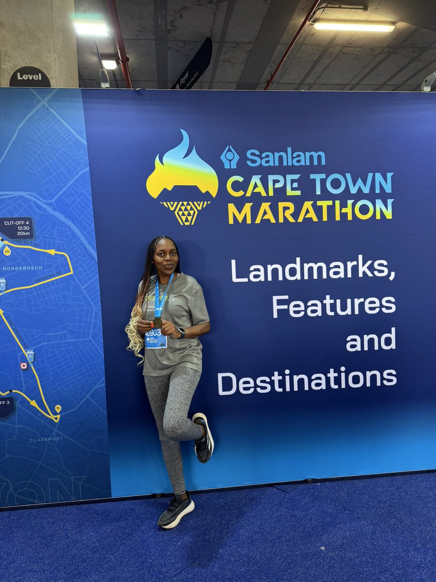 Rirhandzu01's tweet photo. She's a runner, she's a track star 💃🏽💃🏽😍 #sanlamcapetownmarathon #peacerun https://t.co/EDmSkfQTLq