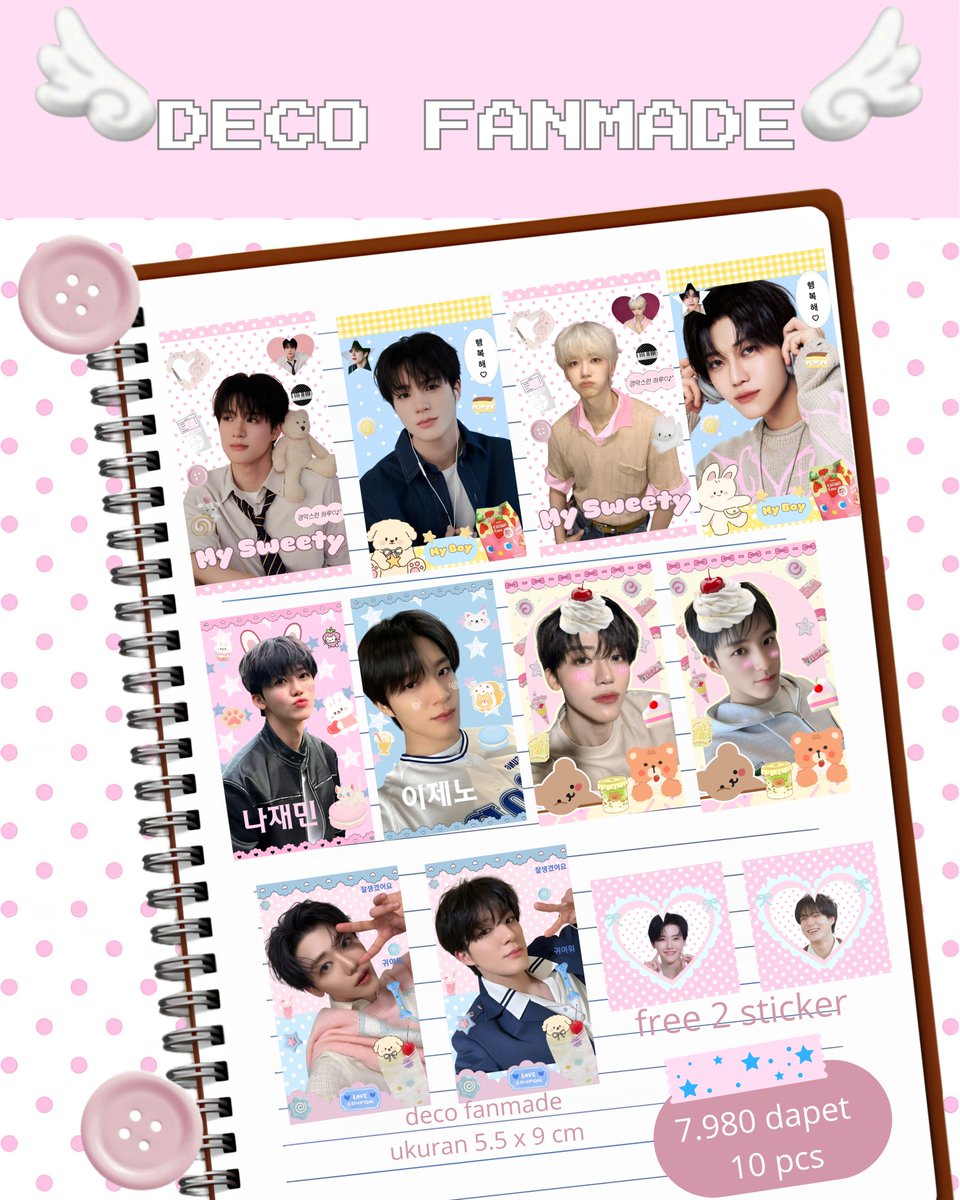 itzbaedream's tweet photo. [ATTENTION PLEASE HELP RT]

 🧸 ᴅᴇᴄᴏ ꜰᴀɴᴍᴀᴅᴇ ꜱᴘᴇᴄɪᴀʟ ᴊɴᴊᴍ🧸

 1 set 7.980 dapet 10 pcs sudah inc all adm dan packing

Details :
Kertas ivory 260
Satu sisi
Ukuran 5.5X9 CM
Tanpa laminasi 
Dom ponorogo jatim 🏠 https://t.co/ByseAMx1gK
