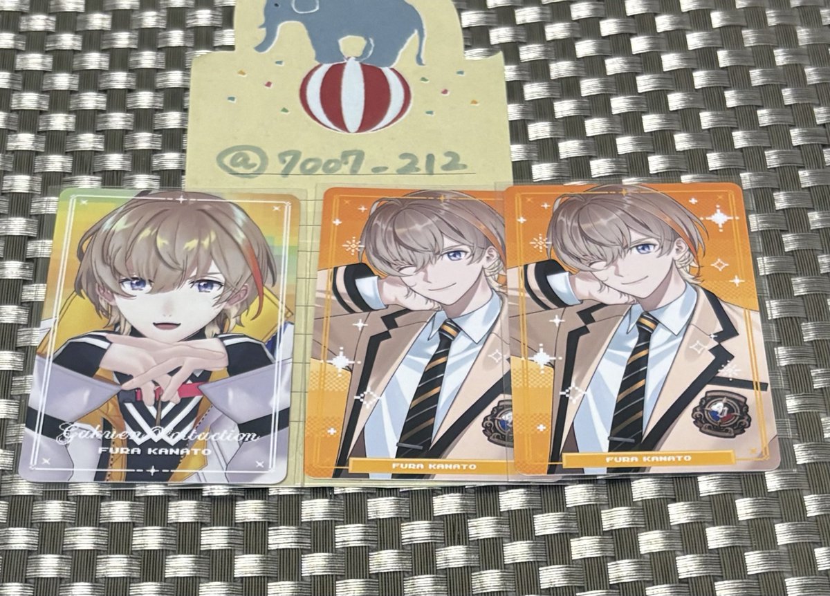 7007_212's tweet photo. @0
【交換】
にじさんじ  学園ゔぉるたくしょん ランダムフォト風カード

譲 画像１枚目
求 画像2枚目or3枚目

3D⇔3Dのみ
2枚目3D⇔1枚目同種2枚の2:1可能です

郵送希望
お気軽にお声掛けください https://t.co/xwHG8nz1y4