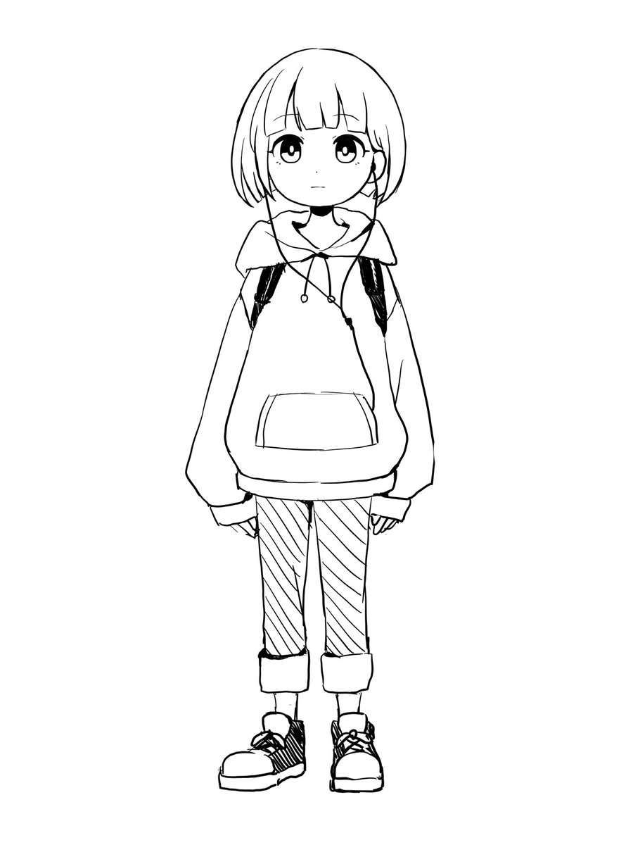narucolor's tweet photo. 動画に登場する子のデザイン案です！ https://t.co/juS0Yhx3lQ