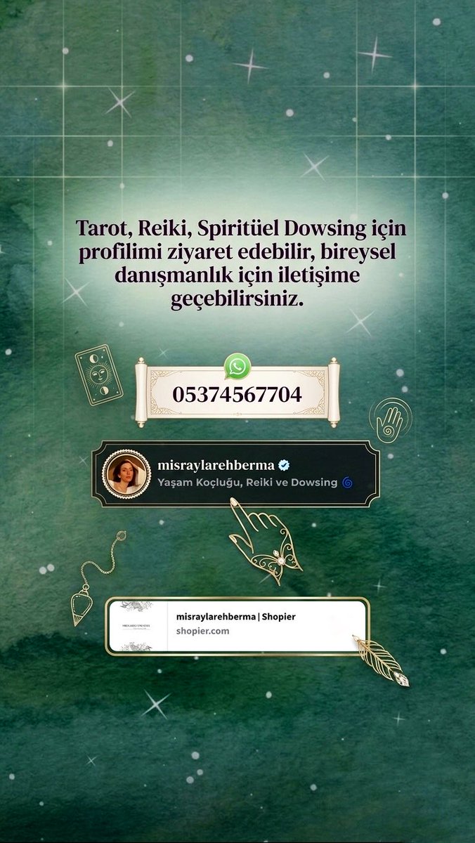 mısra ꩜ ♀| Dowsing, Reiki, Tarot 🪞 tweet media